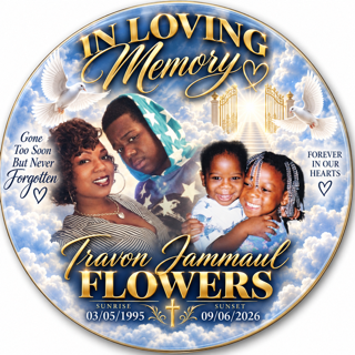 ILM Travon Flowers 3 inch Buttons (Copy 3)