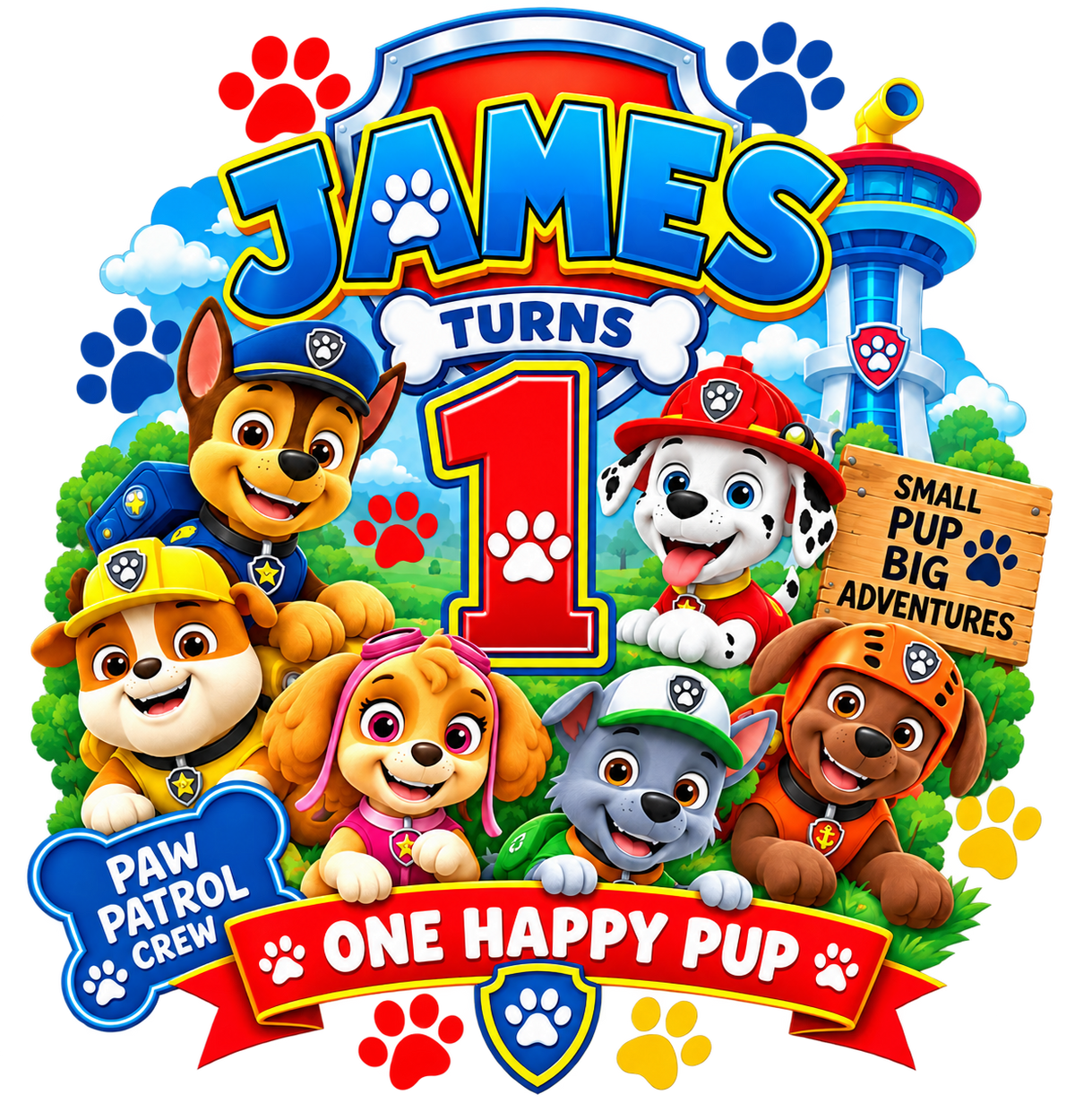 James Turns 1