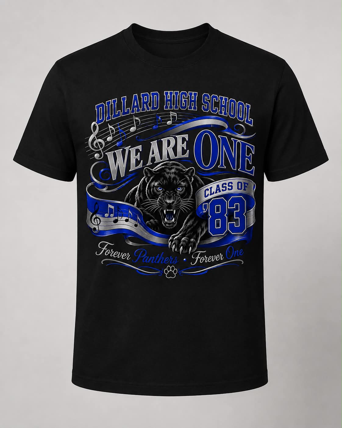 Dillard Class of 1983 cotton t-shirts