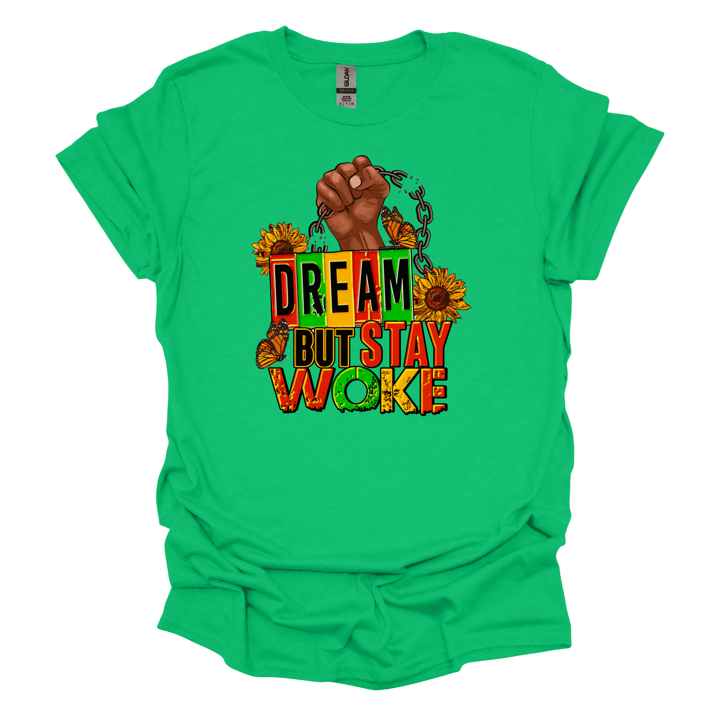 Juneteenth Empowerment - Stay Woke Tee "Dream Big"