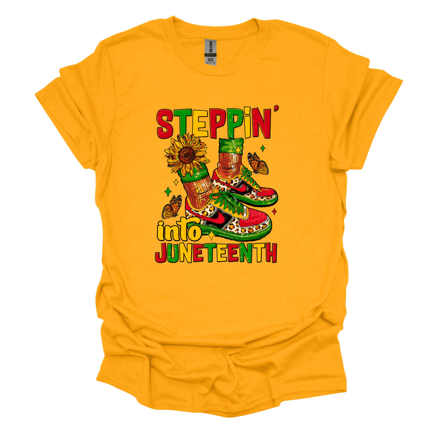 Steppin' Into Juneteenth Tee - Step Into A New Era