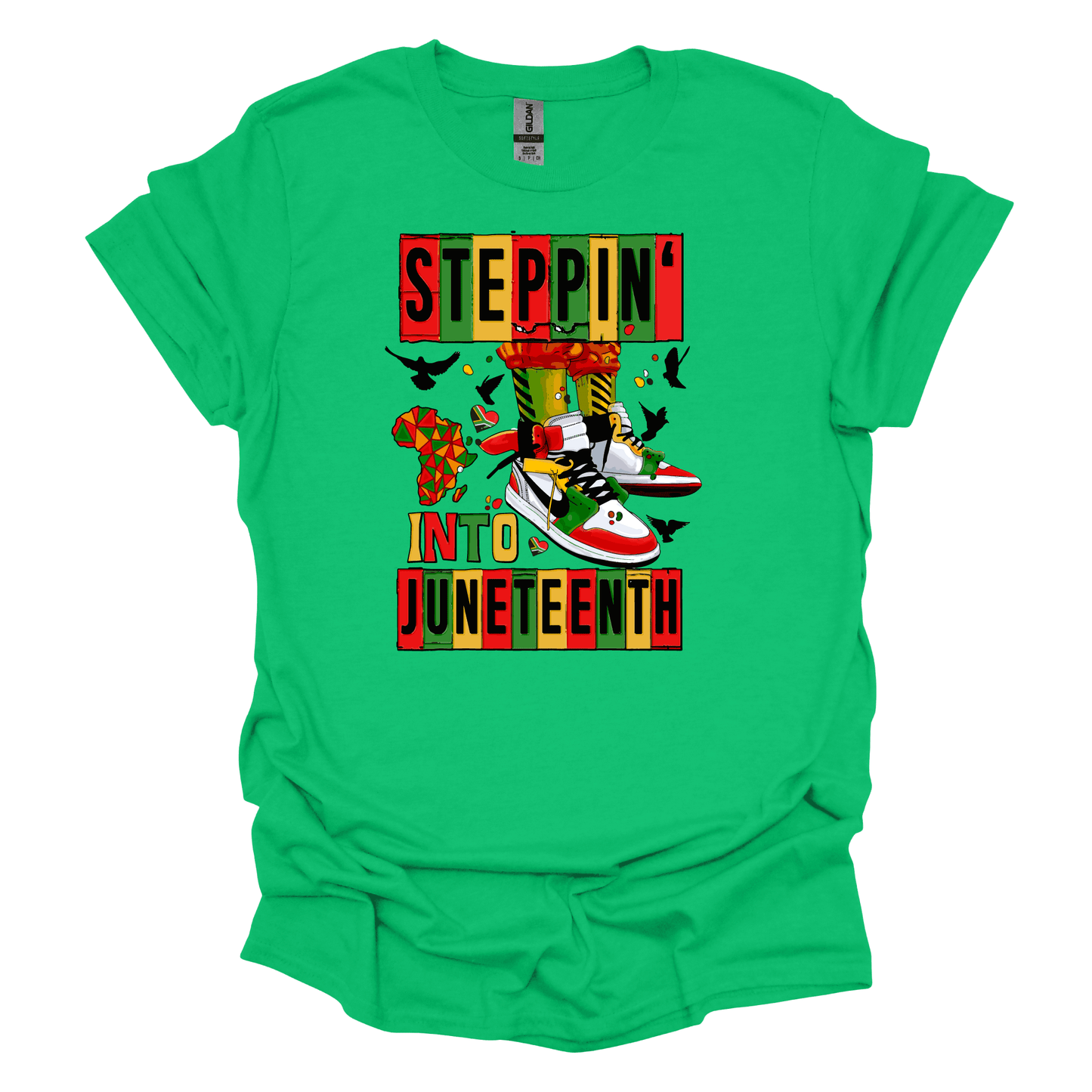 Steppin' Into Juneteenth Empowerment Tee - "Embrace Your True Self"