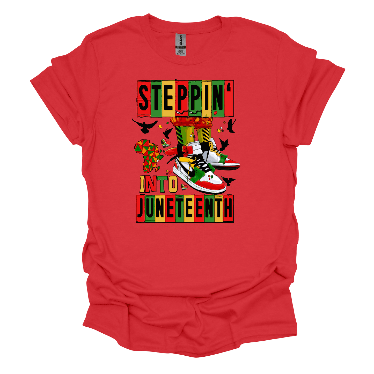 Steppin' Into Juneteenth Empowerment Tee - "Embrace Your True Self"