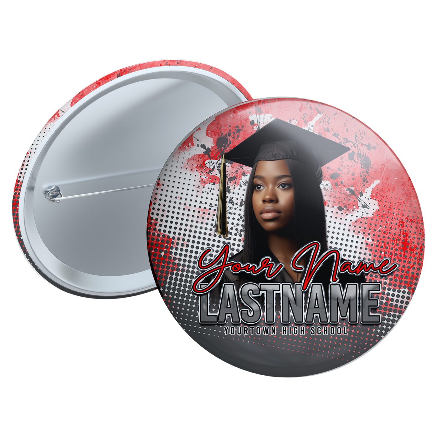 Full-Color Buttons 3 inch Custom Buttons