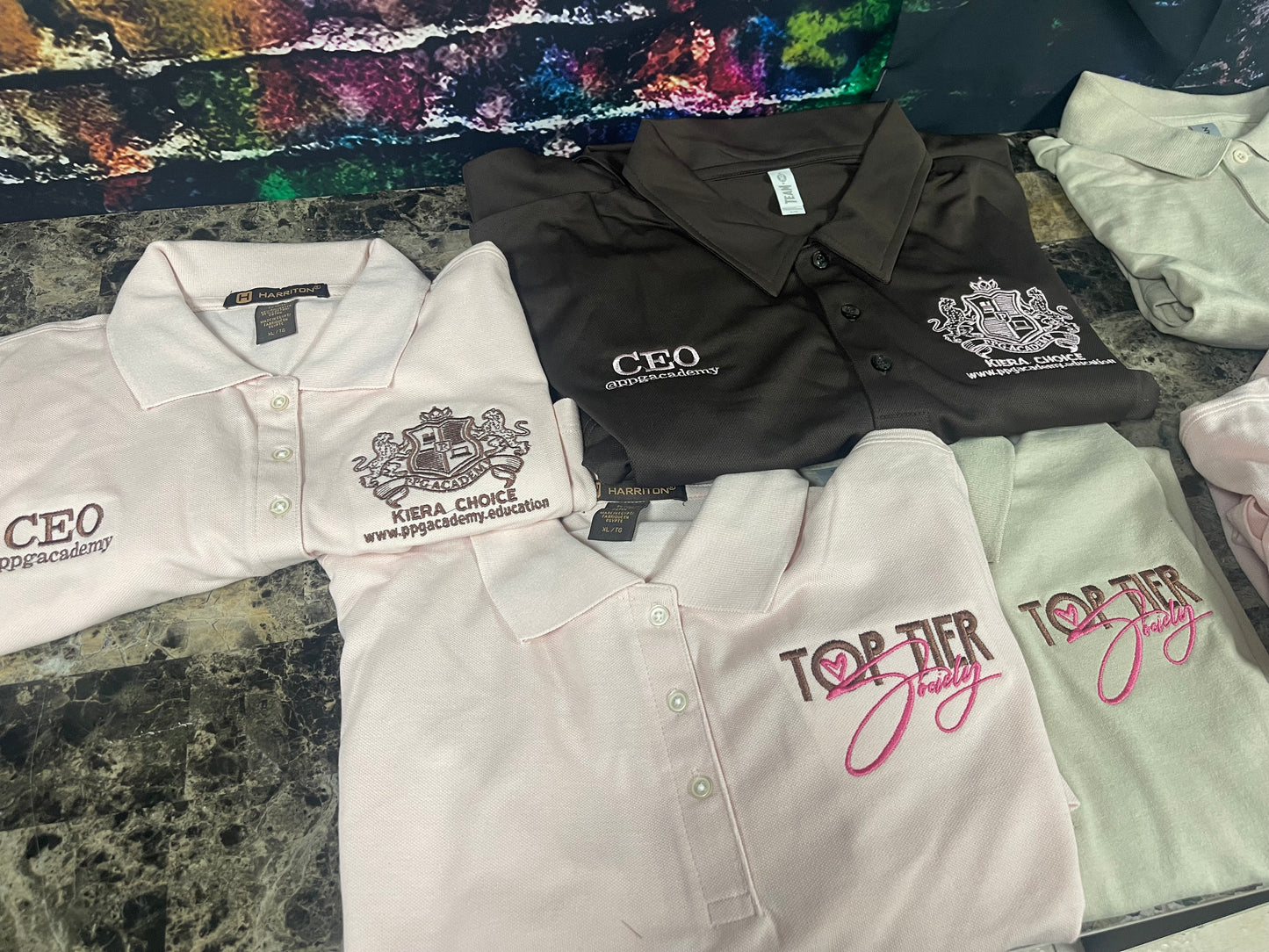 Polo shirt with your embroidered logo