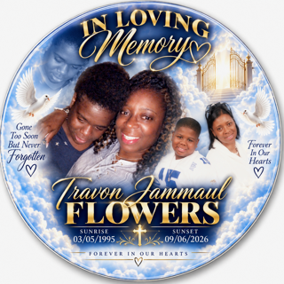 ILM Travon Flowers 3 inch Buttons (Copy 4)