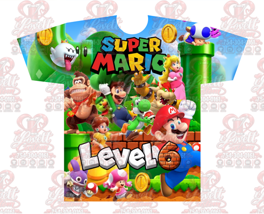 Super Mario Level 6 Allover front only