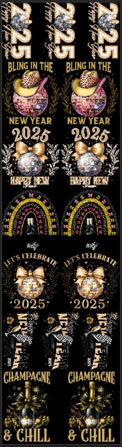 Breast Cancer Awareness 22x72 premade gang sheet