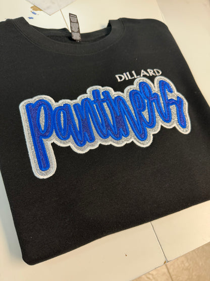 Dillard Panthers Embroidered Sweatshirts
