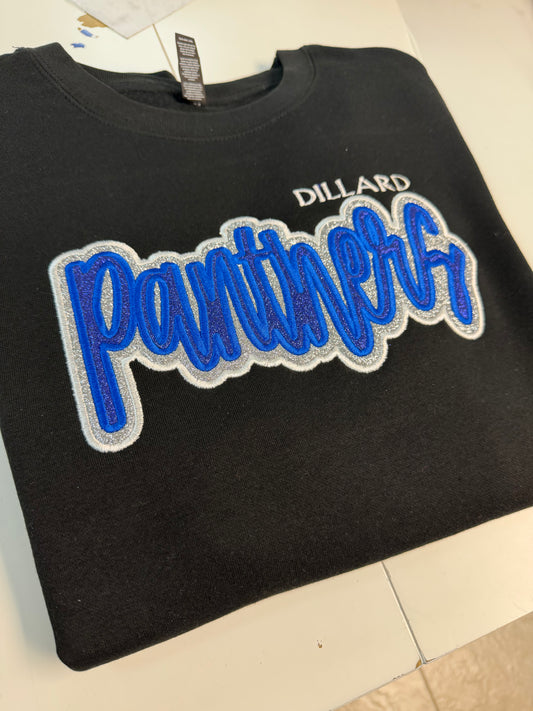 Dillard Panthers Embroidered Sweatshirts