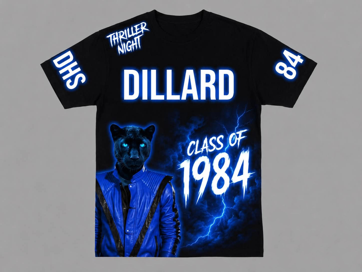 Dillard Class of 1984 reunion 3D shirts