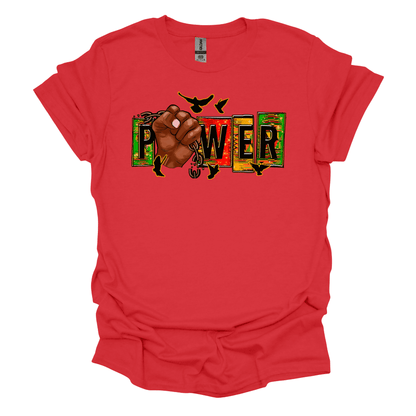 Juneteenth Empowerment "Power" Tee