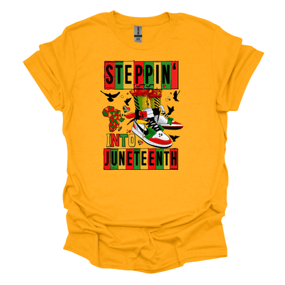 Steppin' Into Juneteenth Empowerment Tee - "Embrace Your True Self"