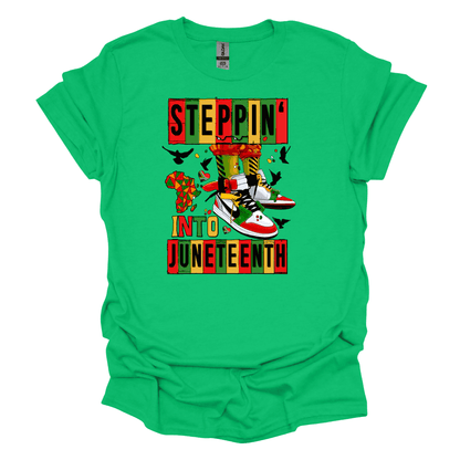 Steppin' Into Juneteenth Empowerment Tee - "Embrace Your True Self"