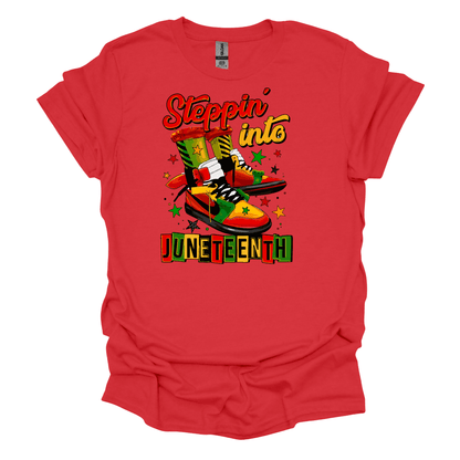 Steppin' Into Juneteenth Tee - Walk With Purpose
