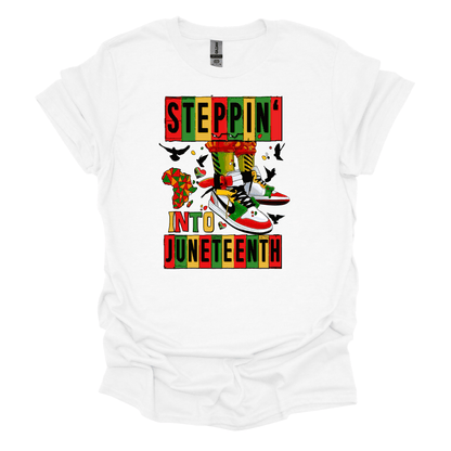 Steppin' Into Juneteenth Empowerment Tee - "Embrace Your True Self"