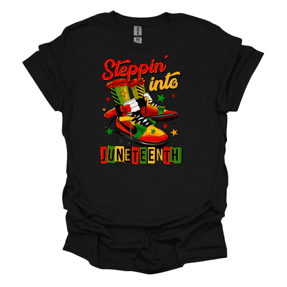 Steppin' Into Juneteenth Tee - Walk With Purpose