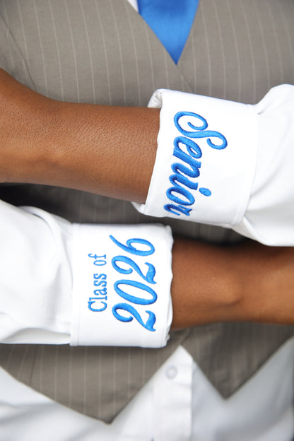 Embroidered Vest and Dress Shirt Set (Custom Order)