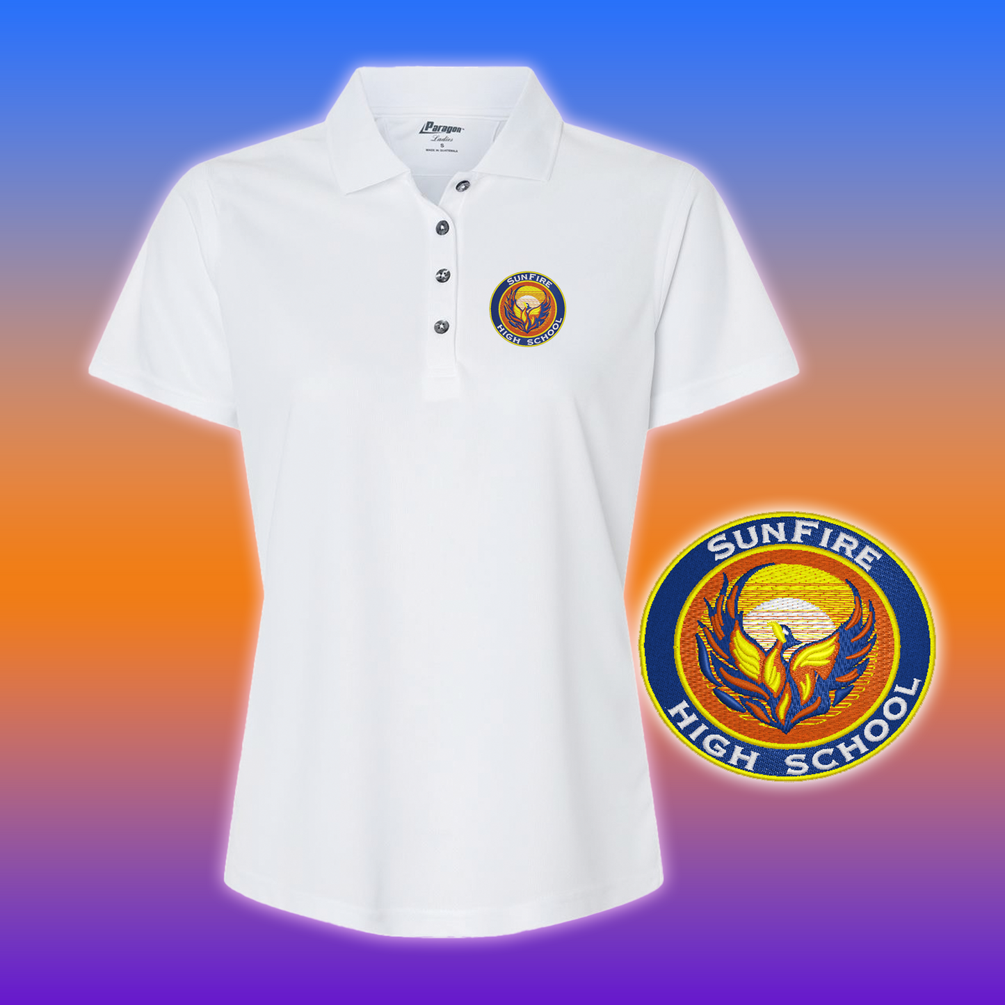 Sunfire High School Staff Polo Shirts