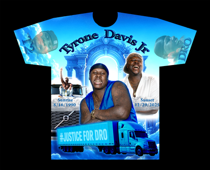 Justice for Dro Memorial 3D shirt