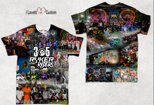 305 Ryker Ryders  premium Digital Print T-Shirt (Copy)