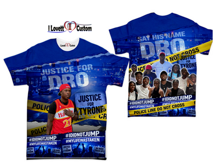 Justice for Dro  #justic4dro 3D shirt
