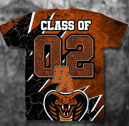 BA 2002 3D homecoming Shirt  (tailgate 2025)