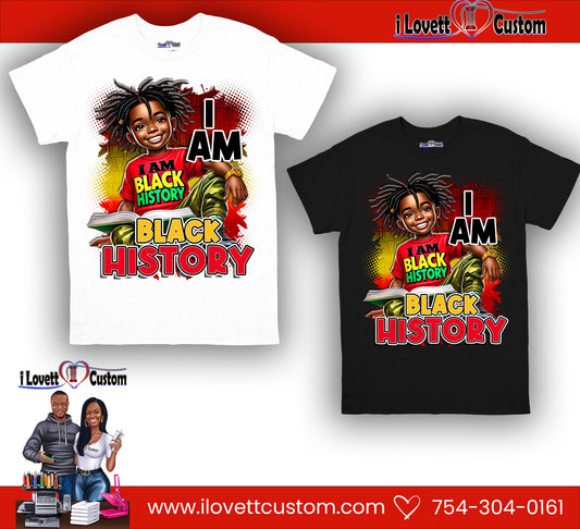 I am black history (boy  design )