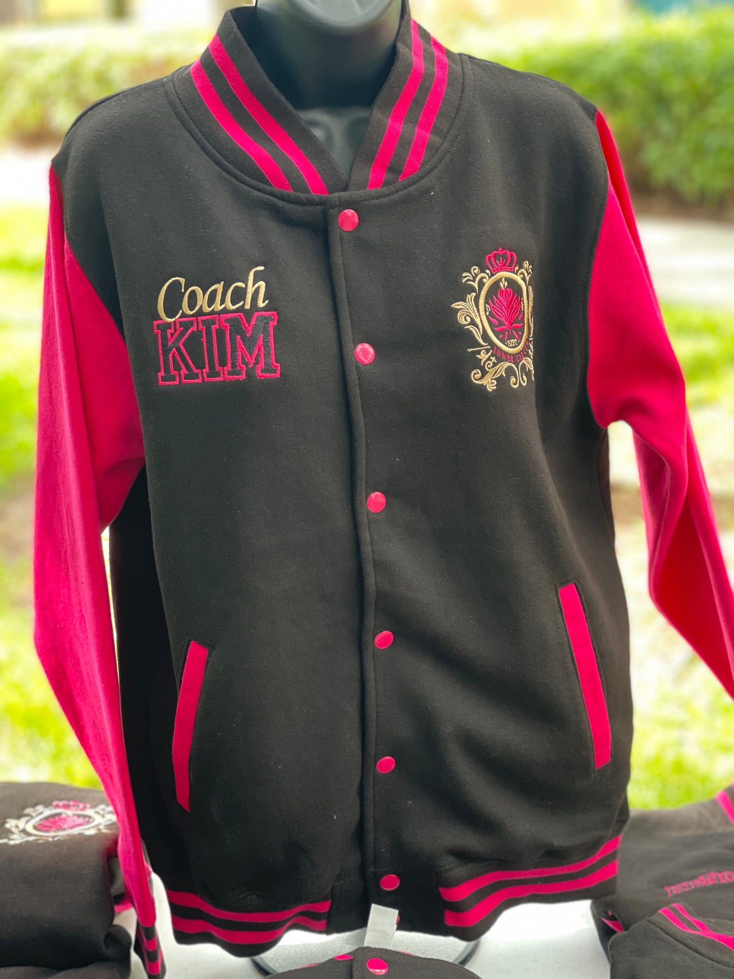 Soft Letterman Embroidered Varsity Style Jacket (Basic)