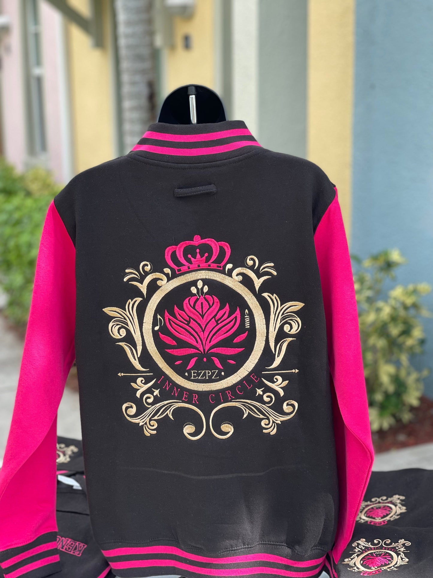 Soft Letterman Embroidered Varsity Style Jacket (Basic)