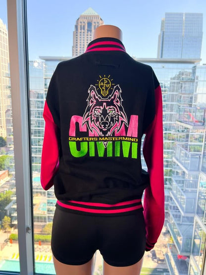Soft Letterman Embroidered Varsity Style Jacket (Basic)