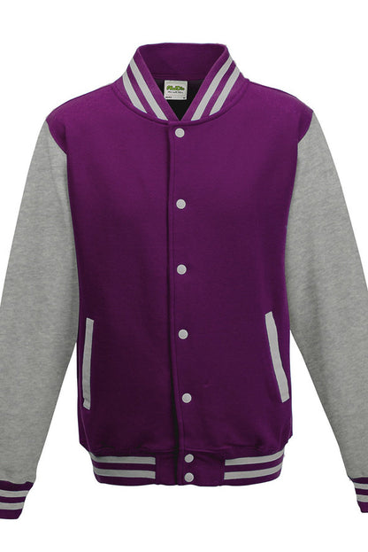 Soft Letterman Embroidered Varsity Style Jacket (Basic)