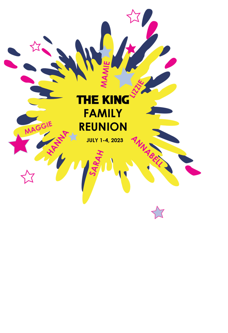 King Family Reunion Committee T-shirts