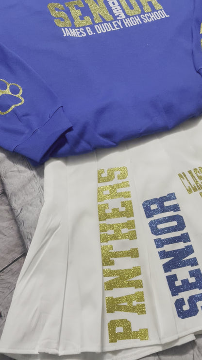 Senior Skirt and Sweatshirt Set