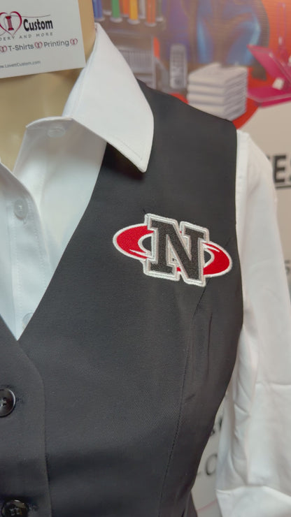 Embroidered Vest and Dress Shirt Set (Custom Order)