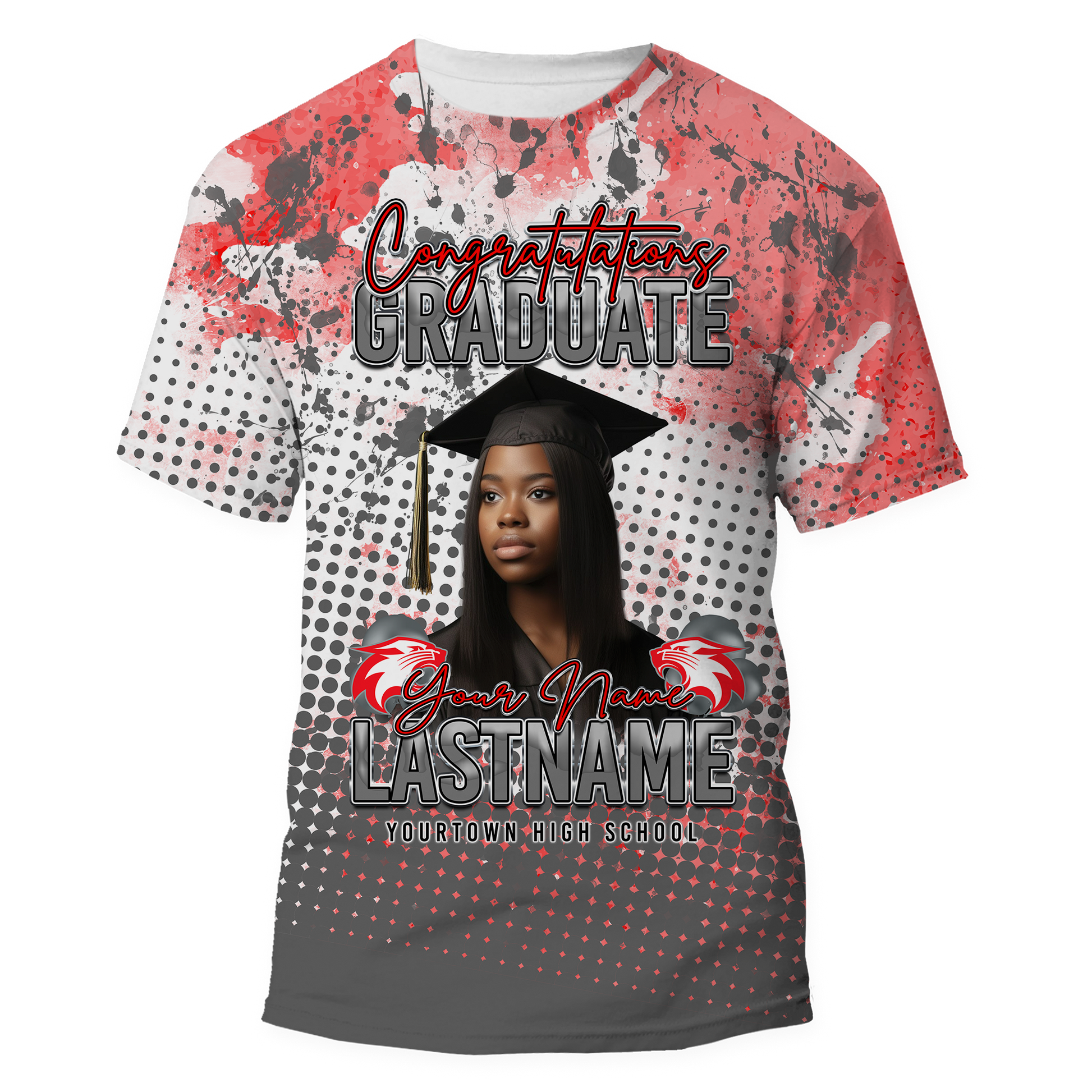 Custom digital print t shirts best sale