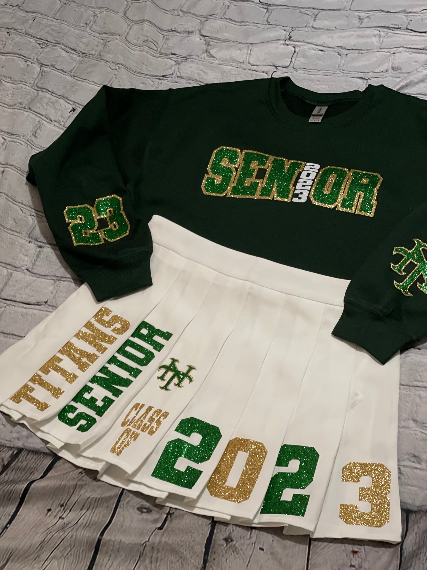 Senior Skirt and Sweatshirt Set